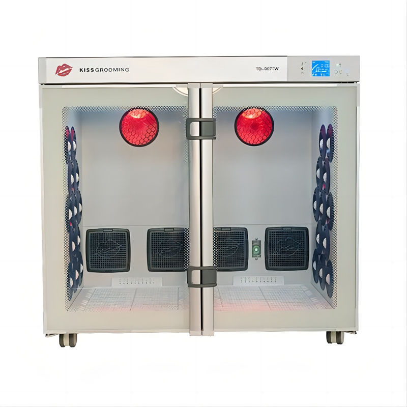 กล่องอบแห้งดูแลสัตว์เลี้ยงสองประตู